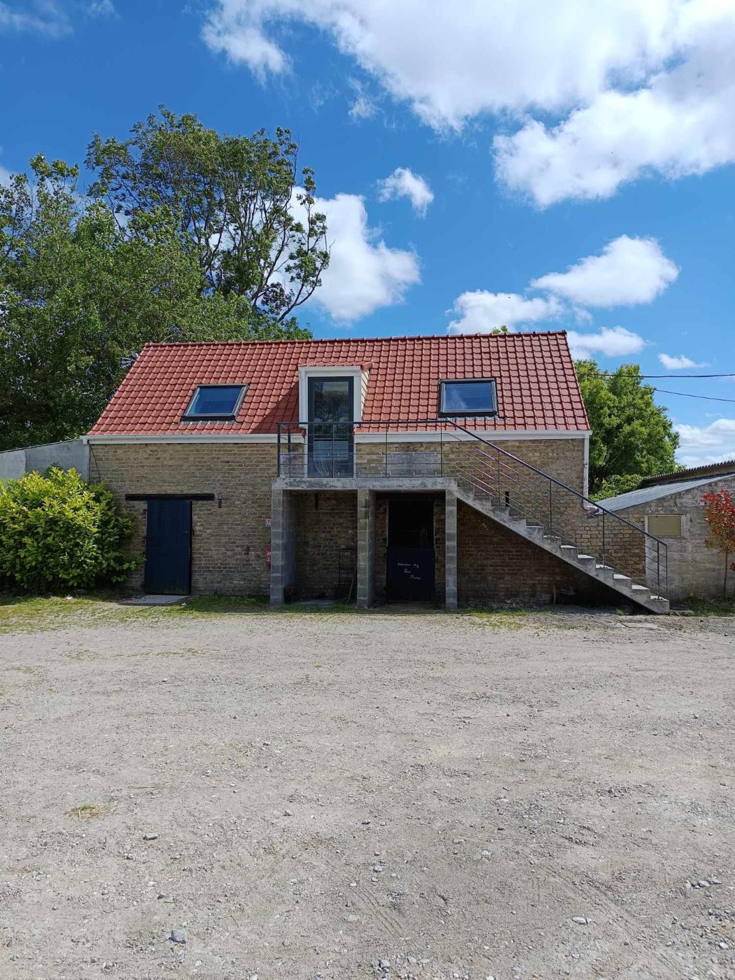 Ferienwohnung Ferme Equestre Oye-Plage Exterior foto